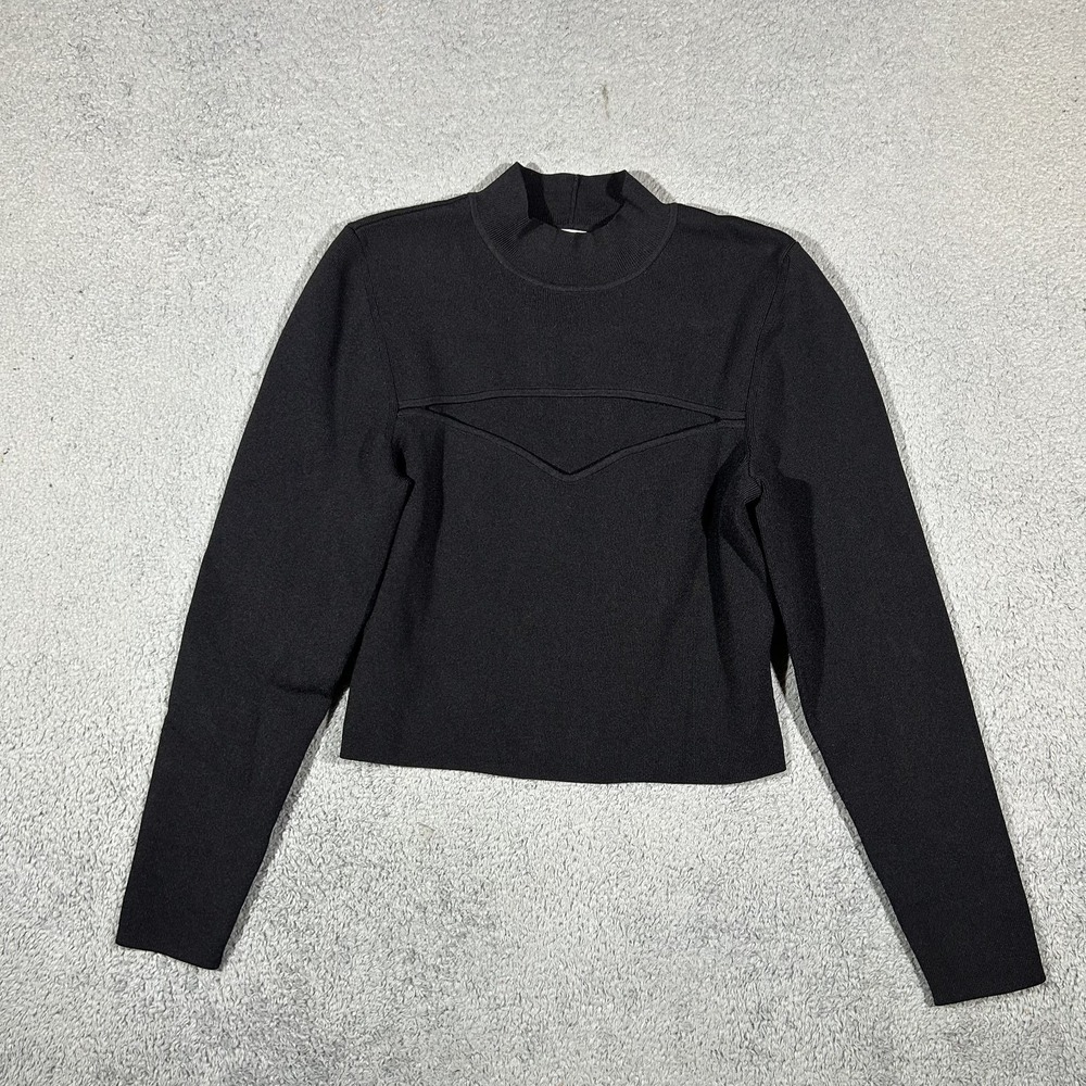 Aritza Babaton Abbott Sculpt Knit Black Longsleeve Women's XL #3934